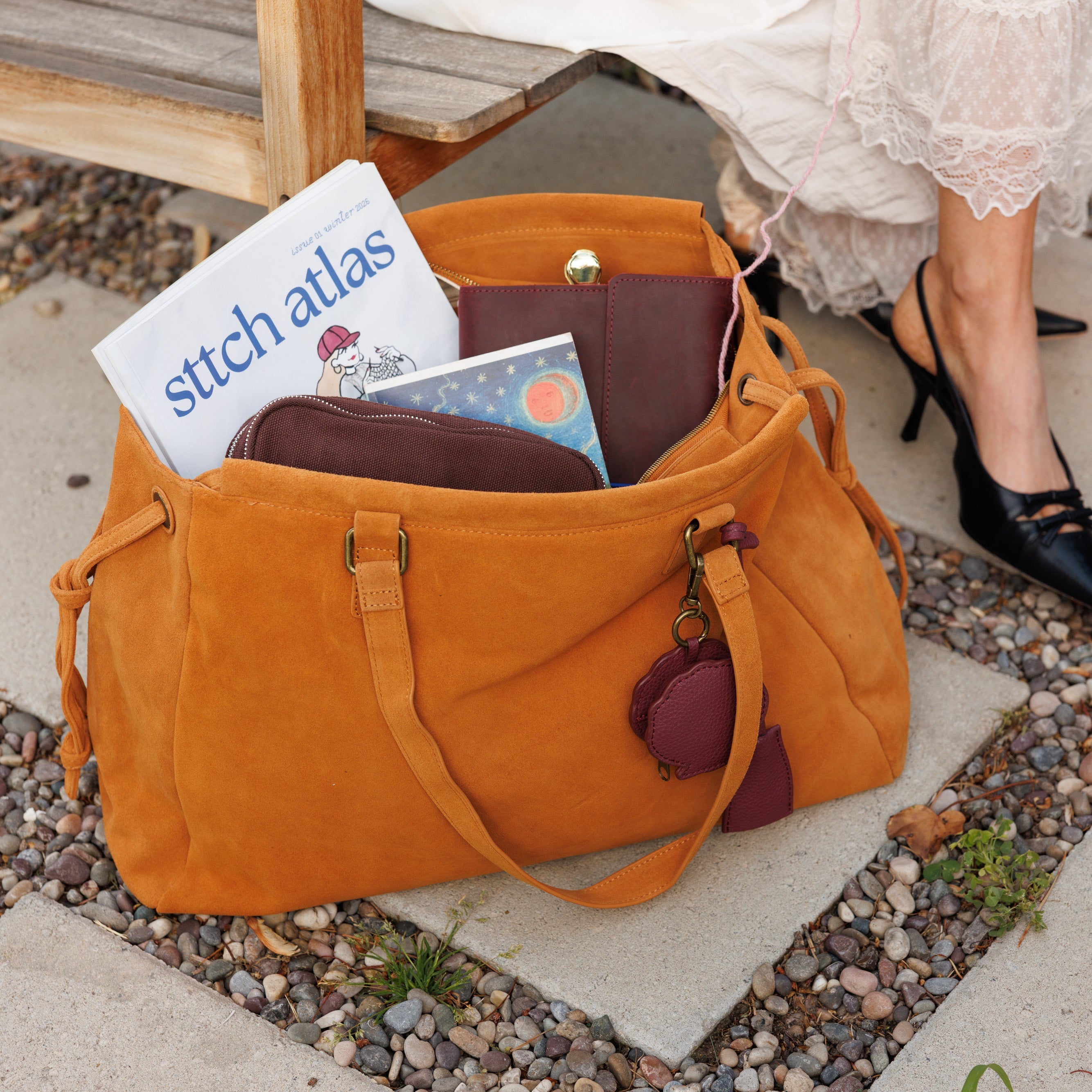 Suede Project Tote
