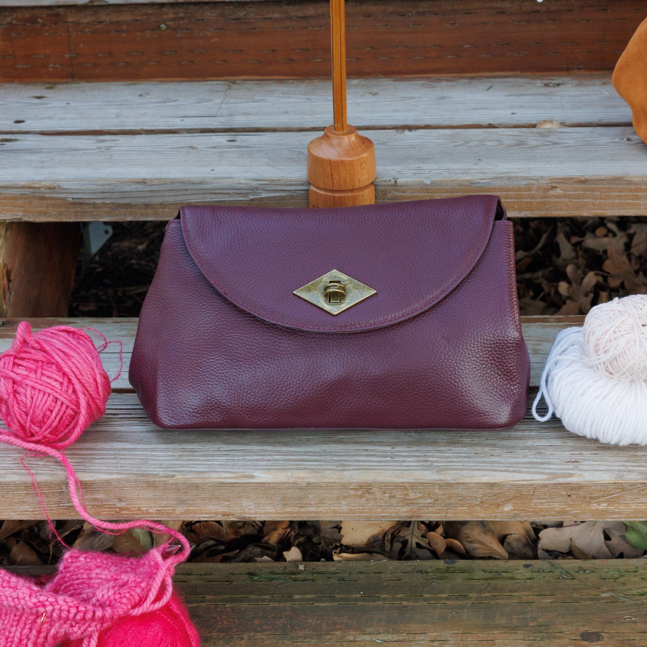 Leather Project Bag