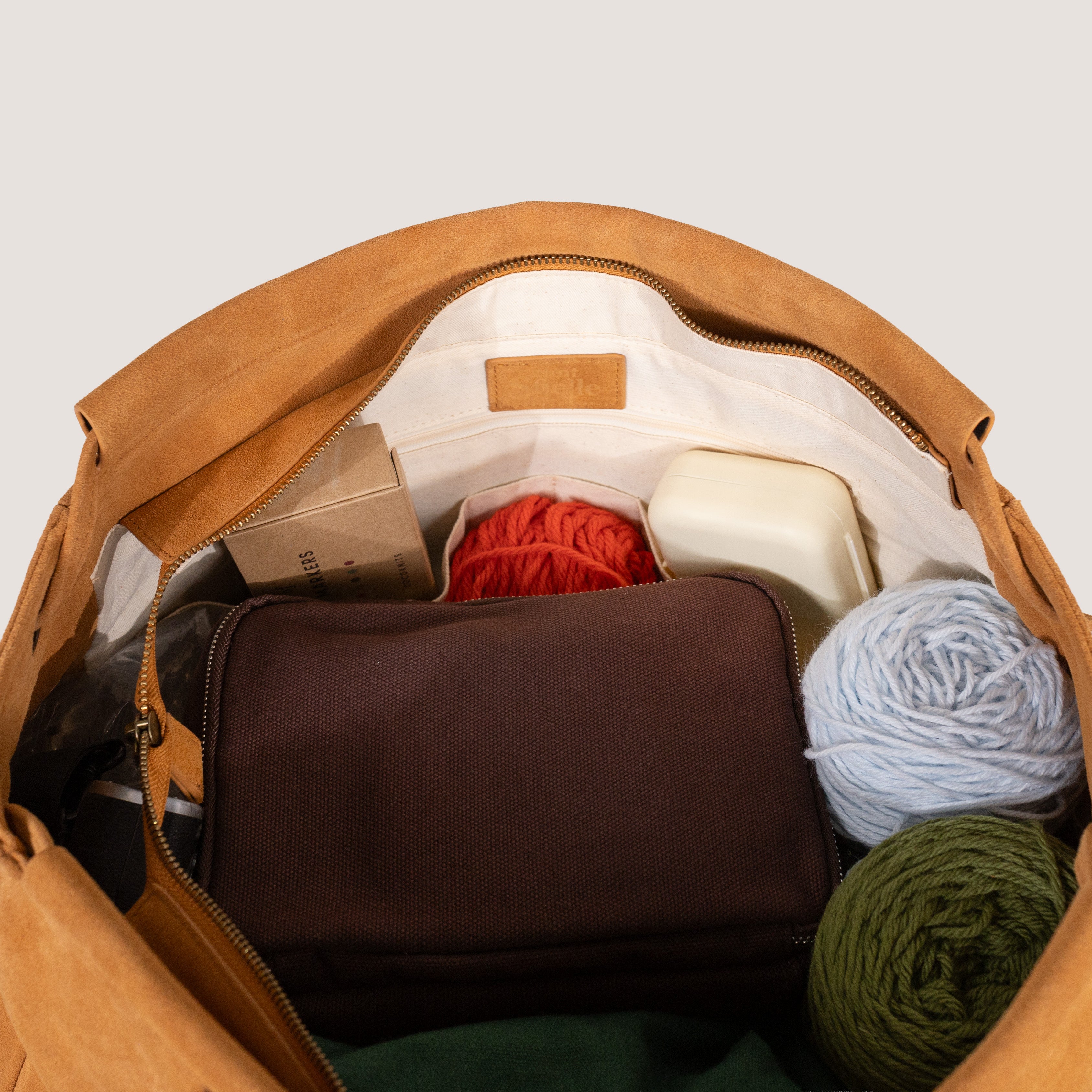 Suede Project Tote