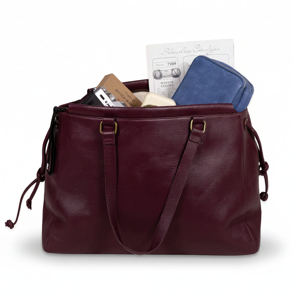 Leather Project Tote