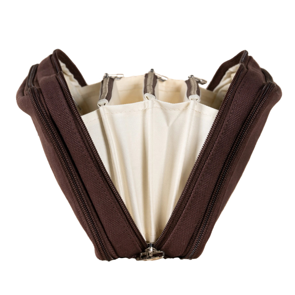 Brown Canvas Needle Case